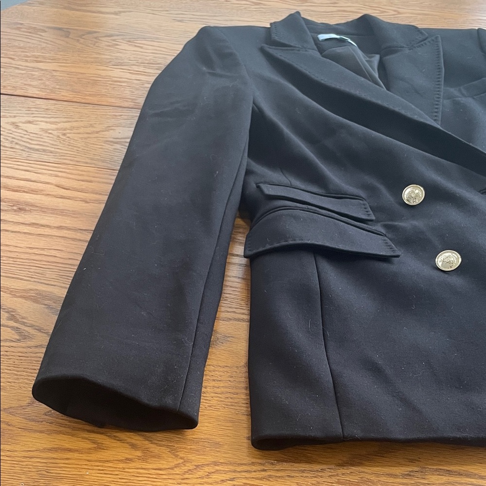 ANTONIO MELANI Black Double-Breasted Blazer - Picture 4 of 6